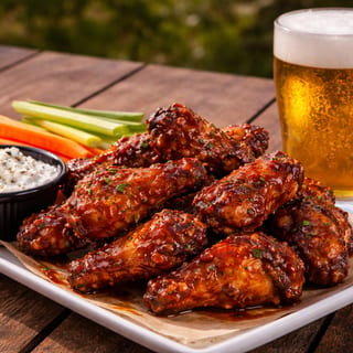 Beer-Brined Chicken Wings