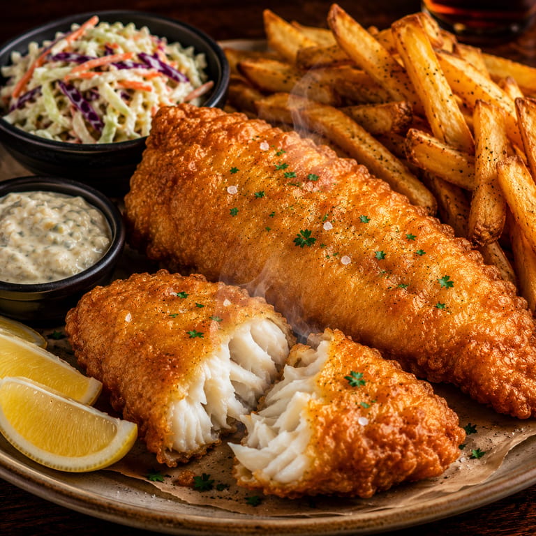 Delicious Fish Chips Await You
