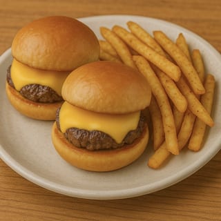Kids Sliders, with Cheese