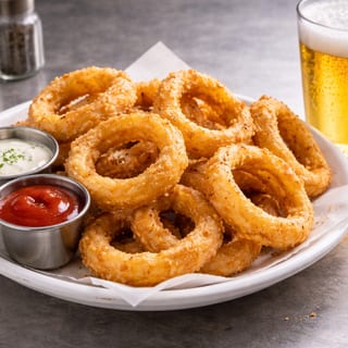Beer-Battered Onion Rings